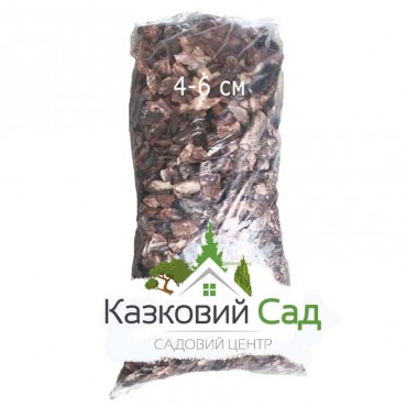 Соснова декоративна кора середня 4-6 см 50 л